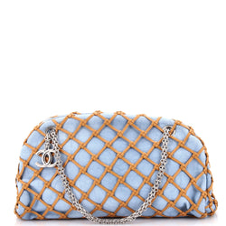 Chanel Just Mademoiselle Bag Woven Denim