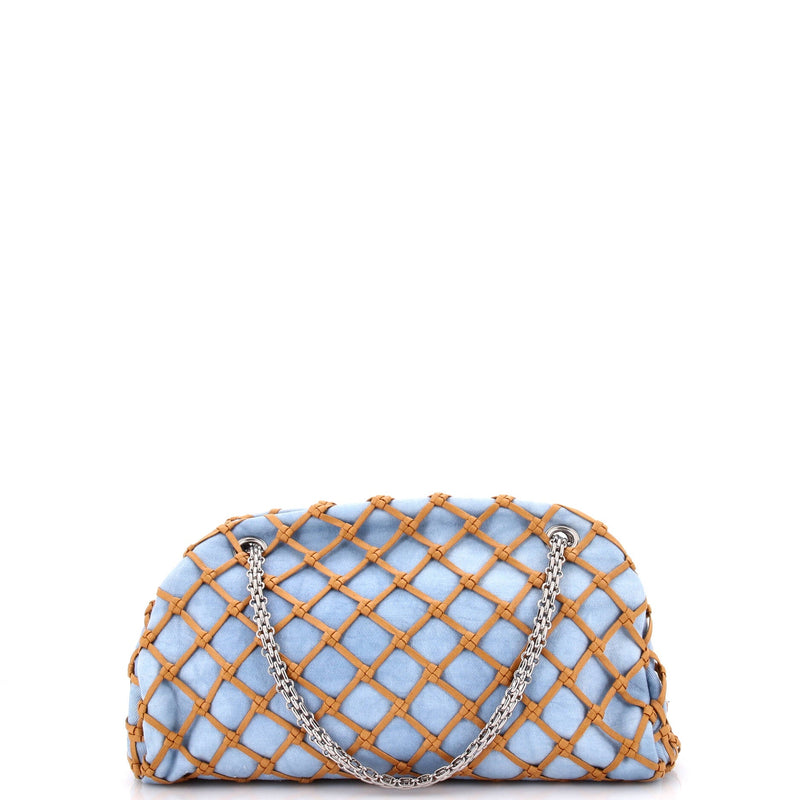 Chanel Just Mademoiselle Bag Woven Denim