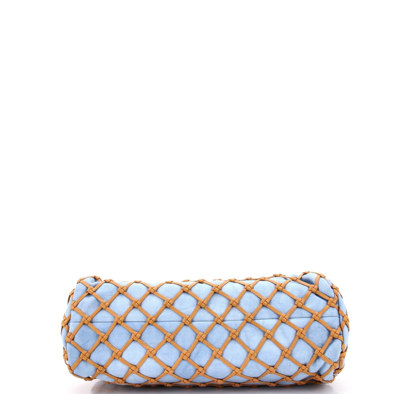 Chanel Just Mademoiselle Bag Woven Denim