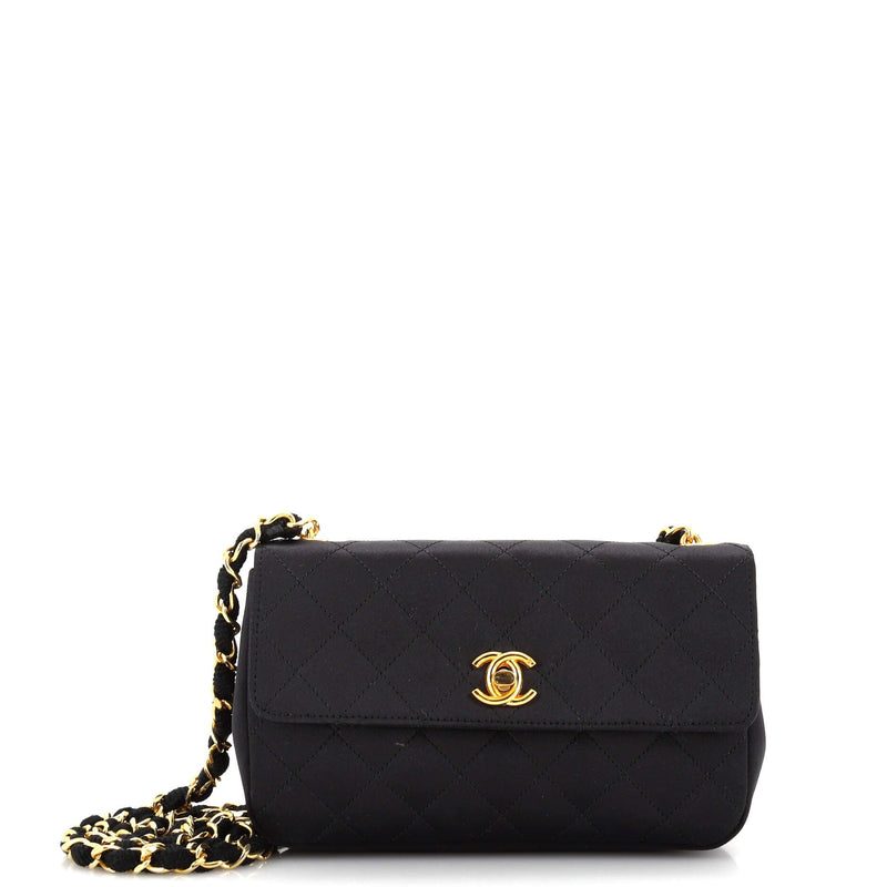 Chanel Vintage Cc Chain Flap Bag Quilted