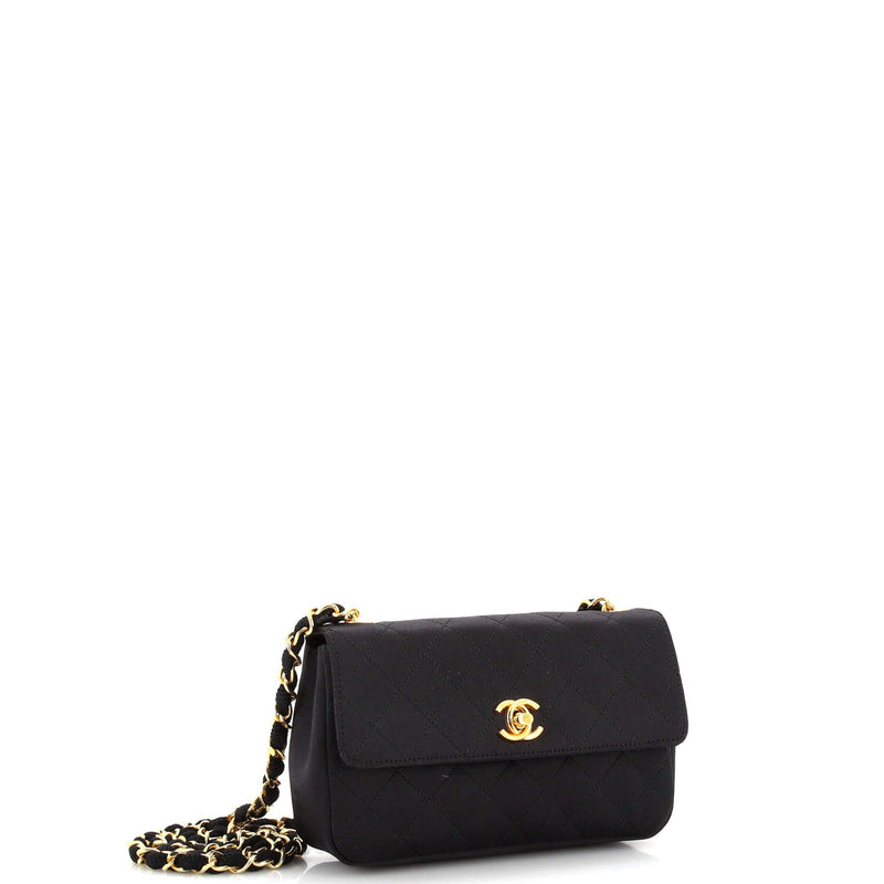 Chanel Vintage Cc Chain Flap Bag Quilted