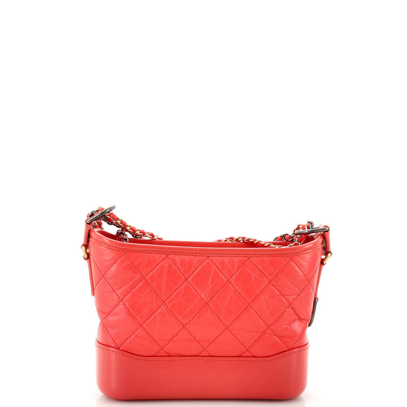 Chanel Gabrielle Hobo Quilted Aged