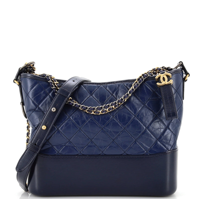 Chanel Gabrielle Hobo Quilted Aged