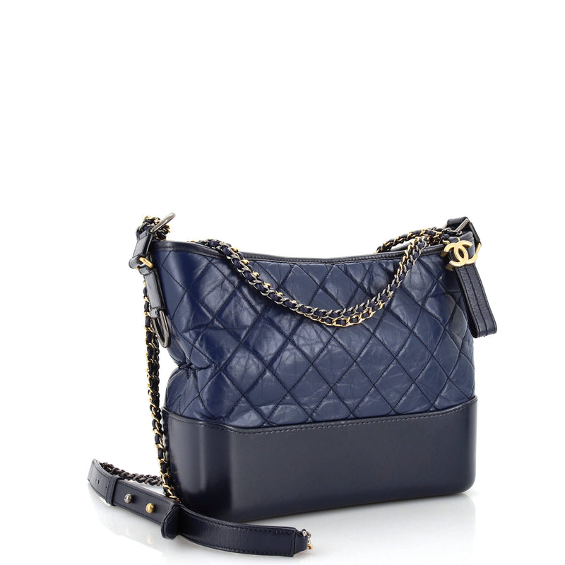 Chanel Gabrielle Hobo Quilted Aged