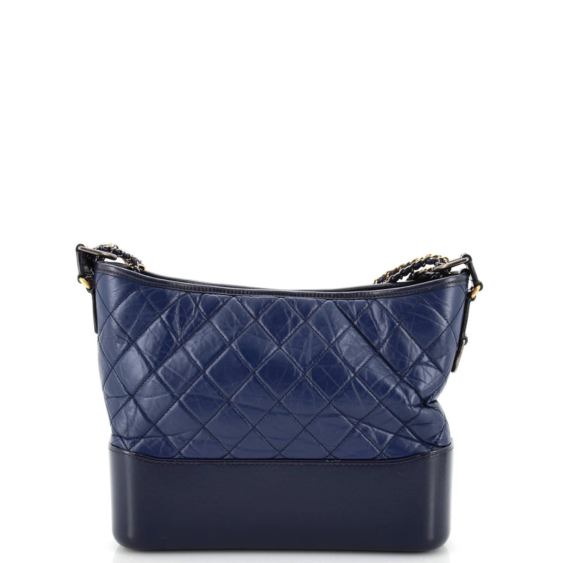 Chanel Gabrielle Hobo Quilted Aged