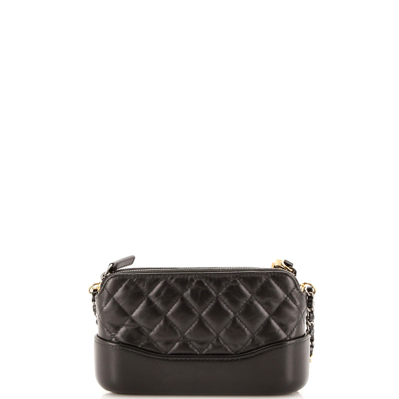 Chanel Gabrielle Double Zip Clutch With