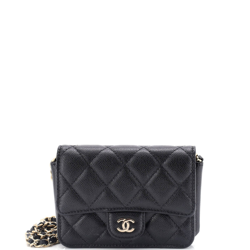 Chanel Classic Flap Clutch With Chain