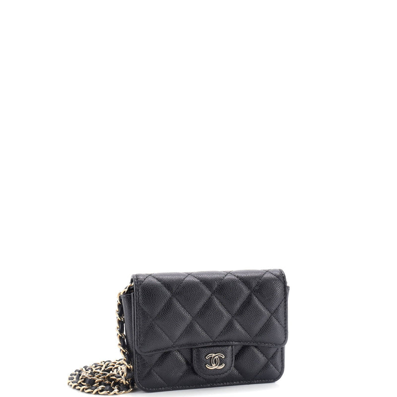 Chanel Classic Flap Clutch With Chain