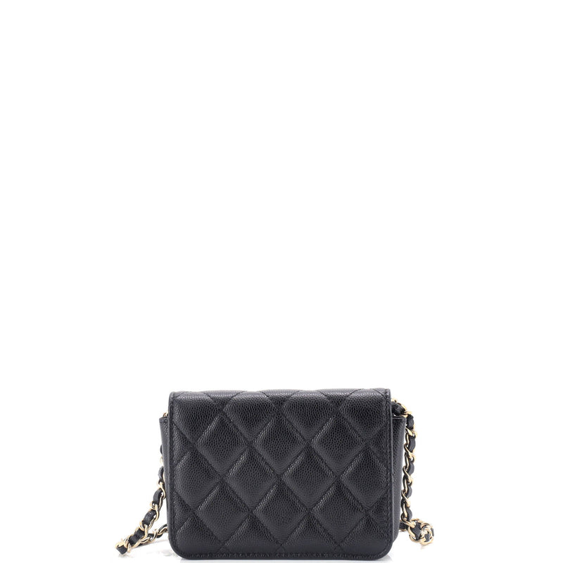 Chanel Classic Flap Clutch With Chain