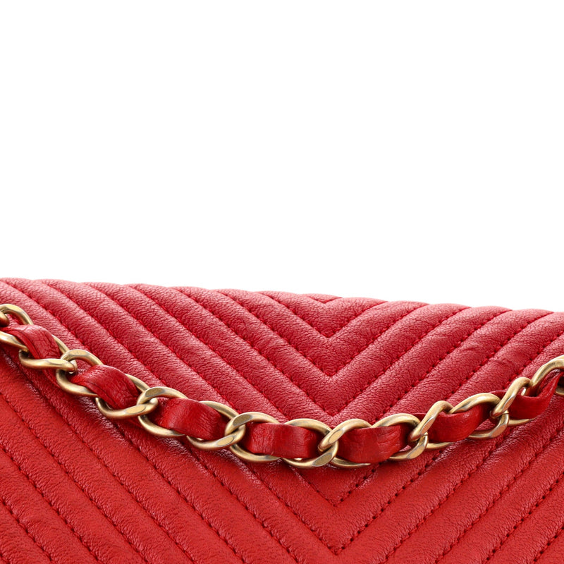 Chanel Medallion Charm Flap Bag Chevron