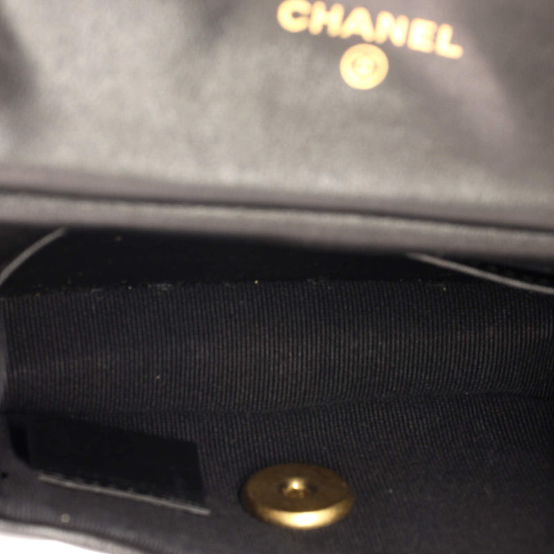 Chanel Lady Handle Flap Card Holder On