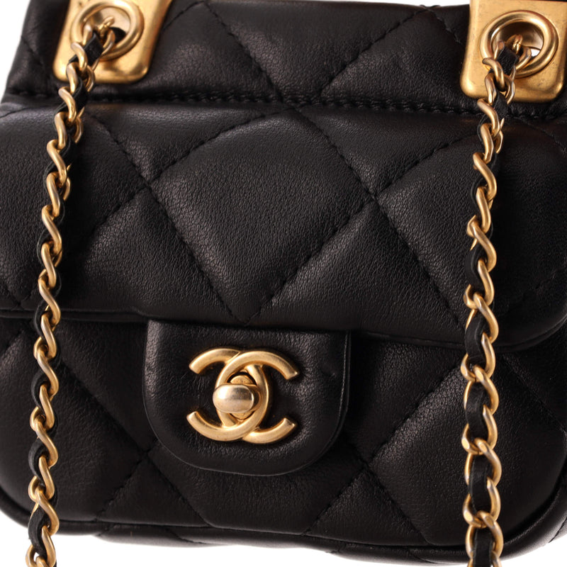 Chanel Lady Handle Flap Card Holder On