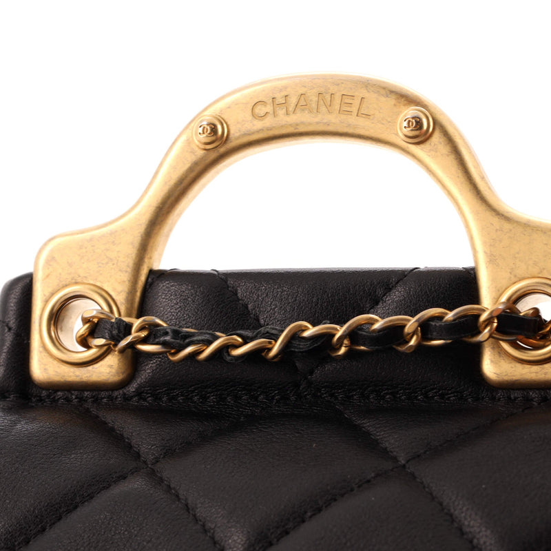 Chanel Lady Handle Flap Card Holder On