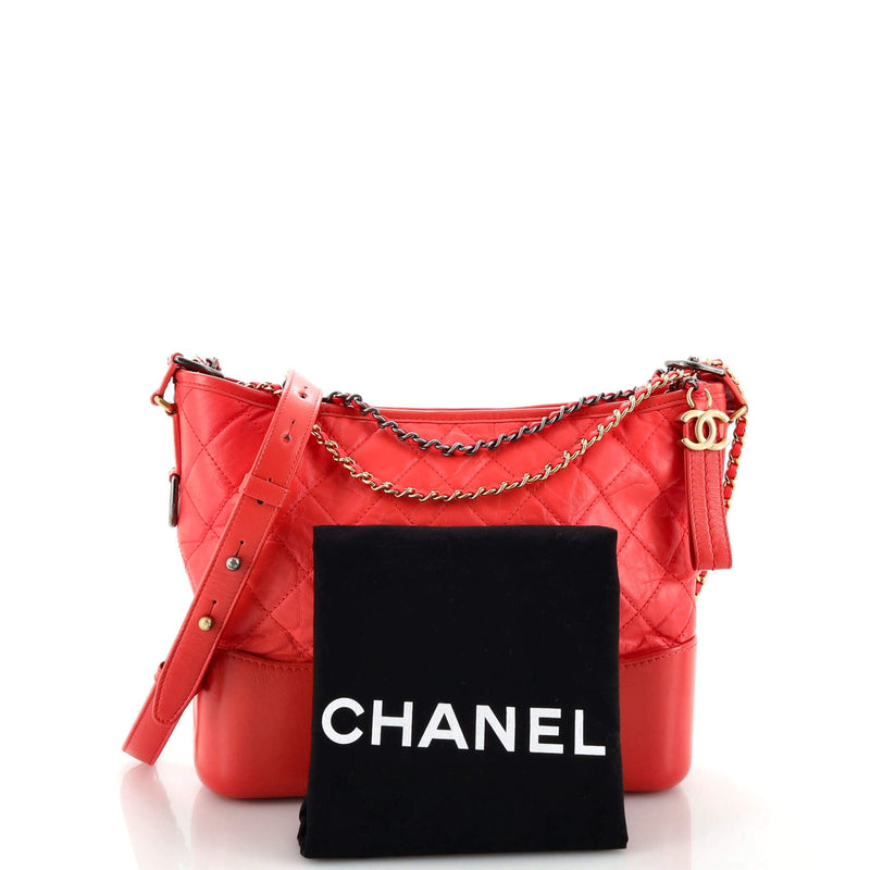 Chanel Gabrielle Hobo Quilted Aged