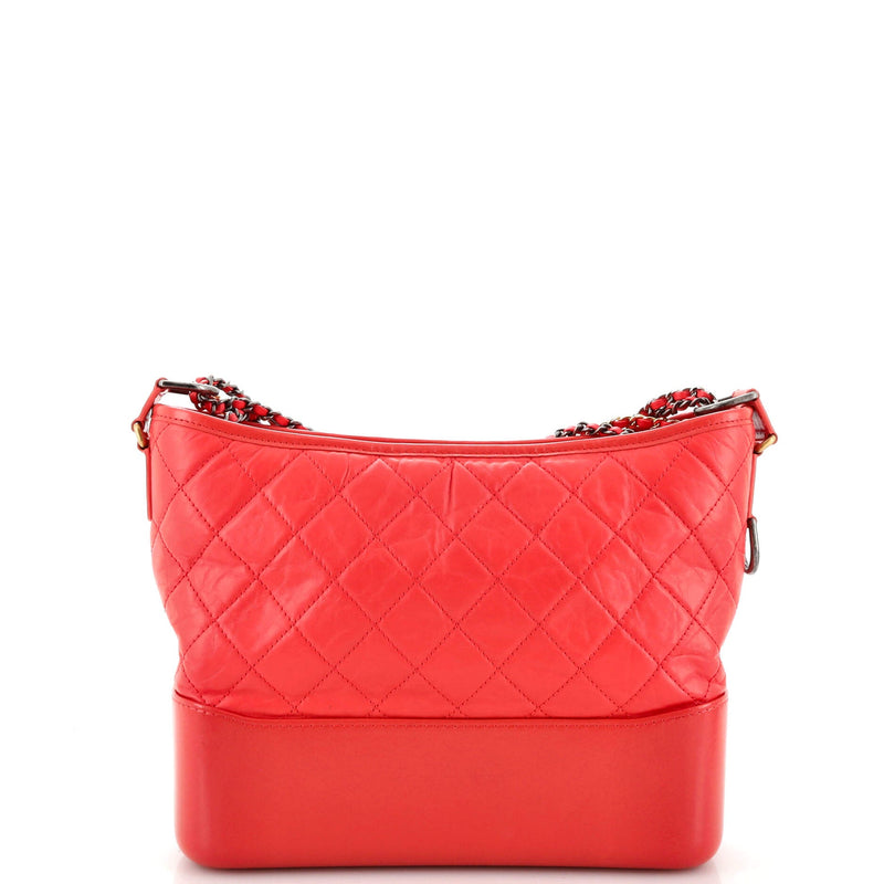 Chanel Gabrielle Hobo Quilted Aged