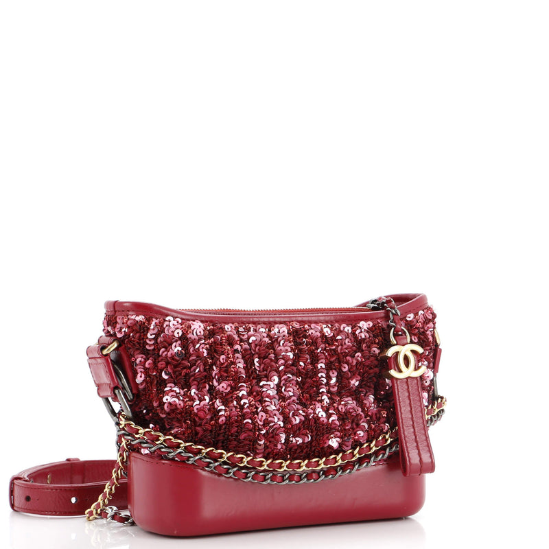 Chanel Gabrielle Hobo Sequins Small