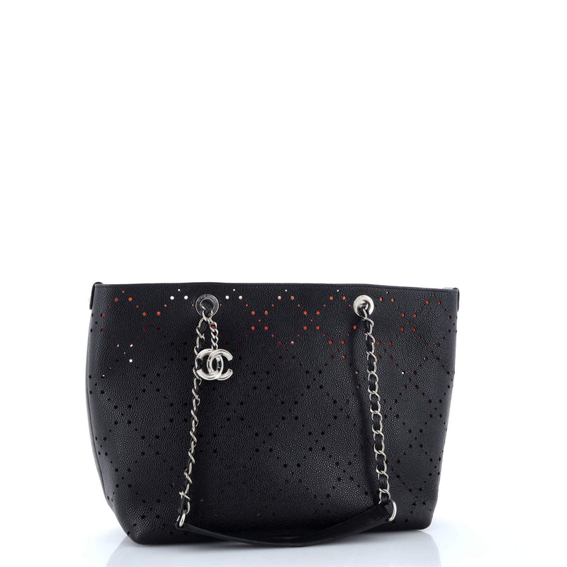 Chanel Shopping Tote Perforated Caviar