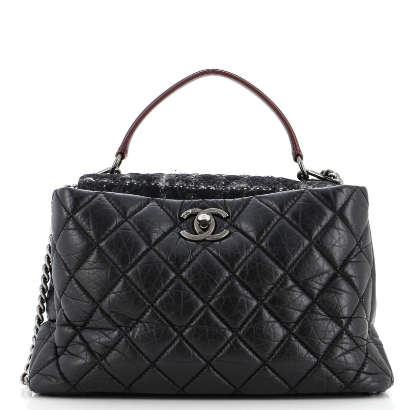 Chanel Portobello Top Handle Bag Quilted