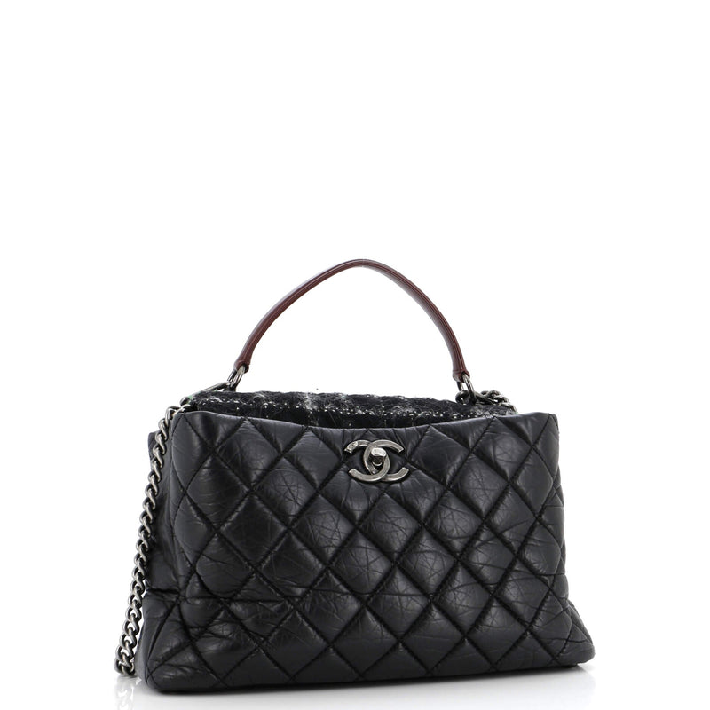 Chanel Portobello Top Handle Bag Quilted