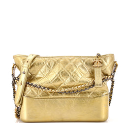 Chanel Gabrielle Hobo Quilted Metallic