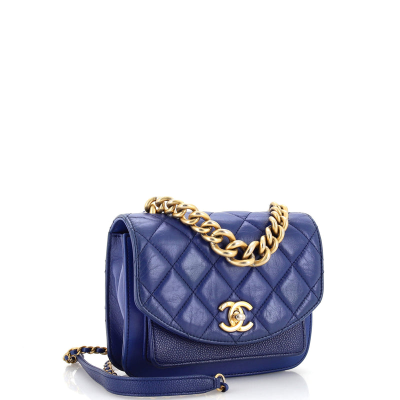 Chanel Chain Handle Flap Bag Quilted