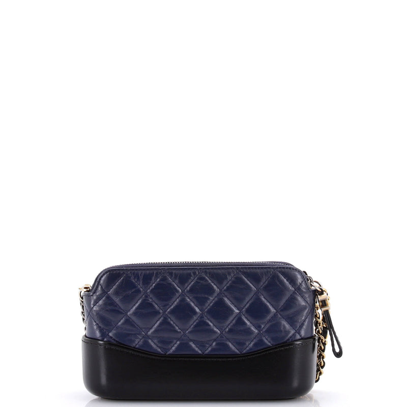 Chanel Gabrielle Double Zip Clutch With