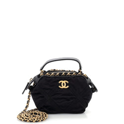 Chanel Top Handle Clutch With Chain