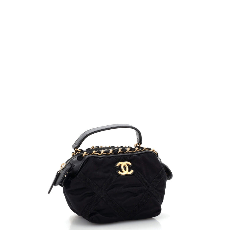 Chanel Top Handle Clutch With Chain