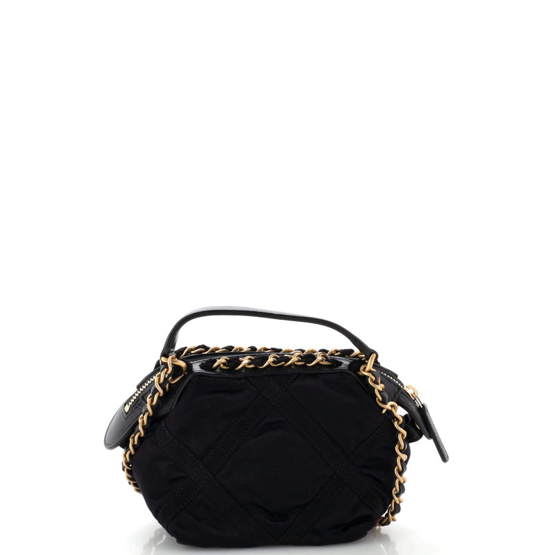 Chanel Top Handle Clutch With Chain