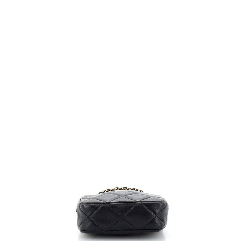 Chanel Cc Square Clutch With Chain