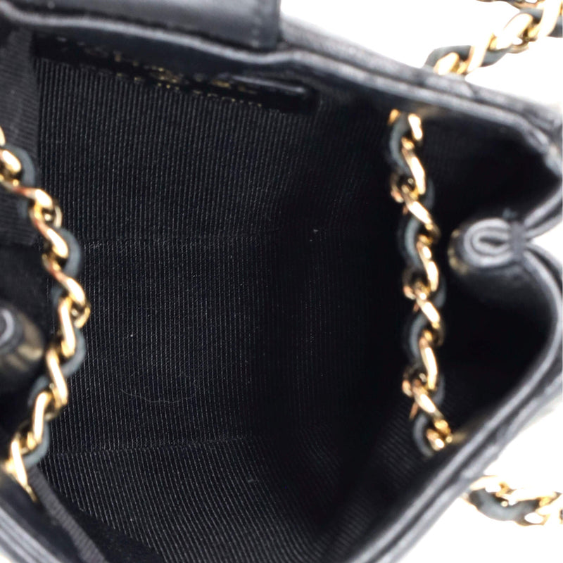 Chanel Cc Square Clutch With Chain