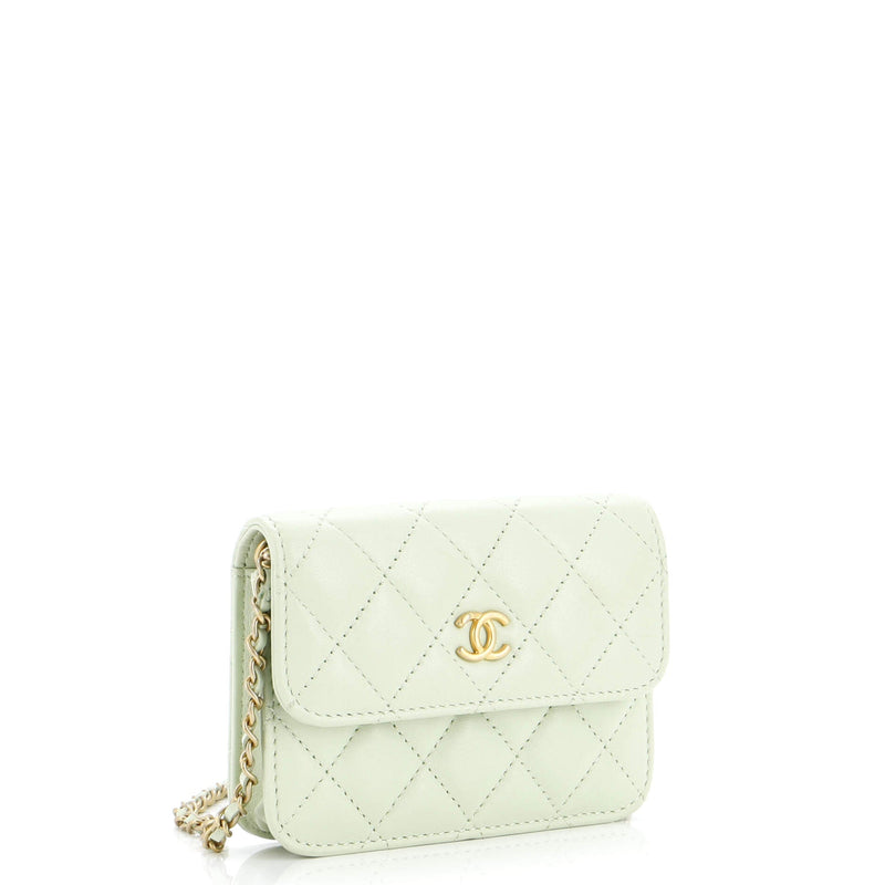 Chanel Pearl Crush Flap Clutch With