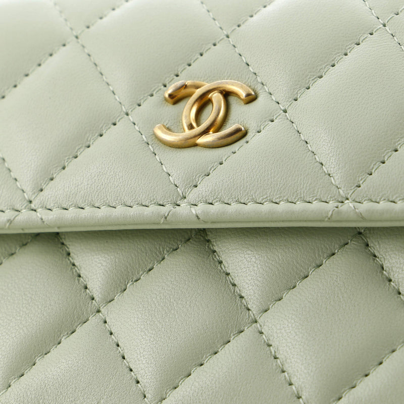 Chanel Pearl Crush Flap Clutch With