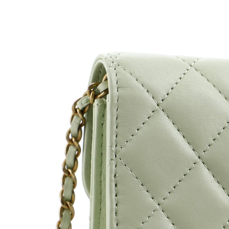 Chanel Pearl Crush Flap Clutch With