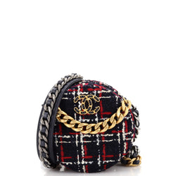 Chanel 19 Round Clutch With Chain