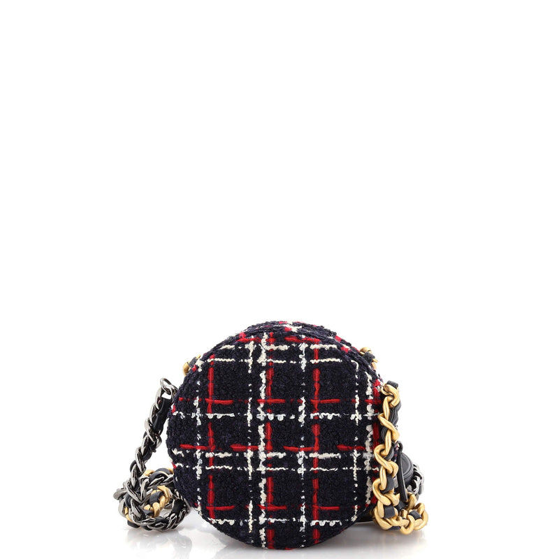 Chanel 19 Round Clutch With Chain