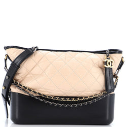 Chanel Bicolor Gabrielle Hobo Quilted