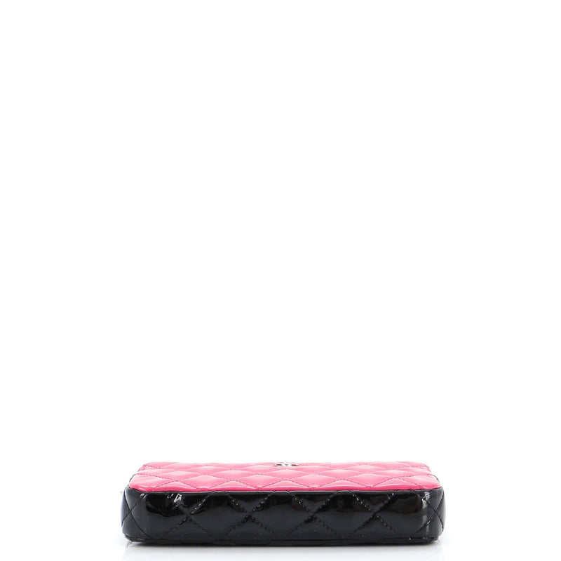 Chanel Double Zip Clutch With Chain