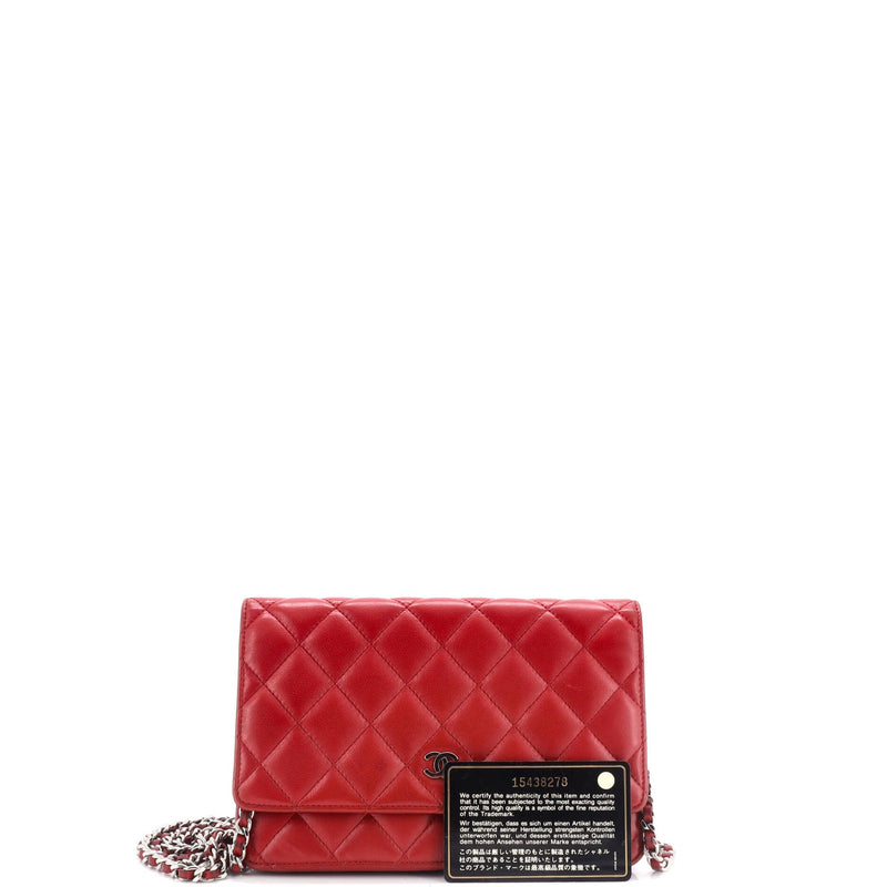 Chanel Wallet On Chain Quilted Lambskin