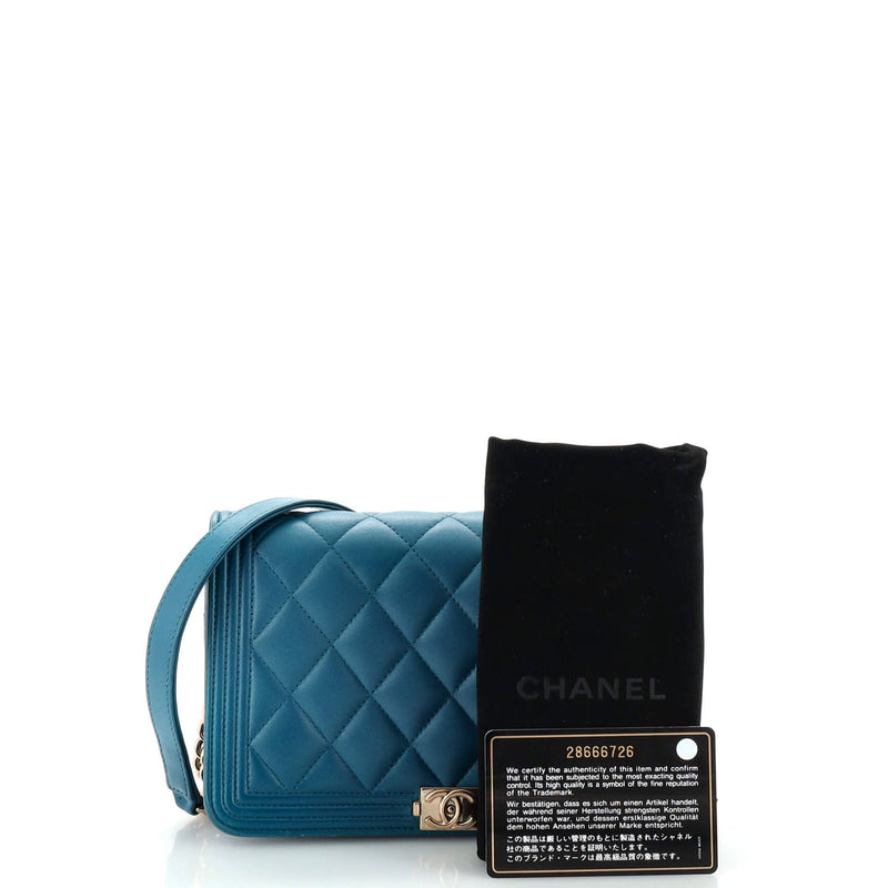 Chanel Boy Wallet On Chain Quilted