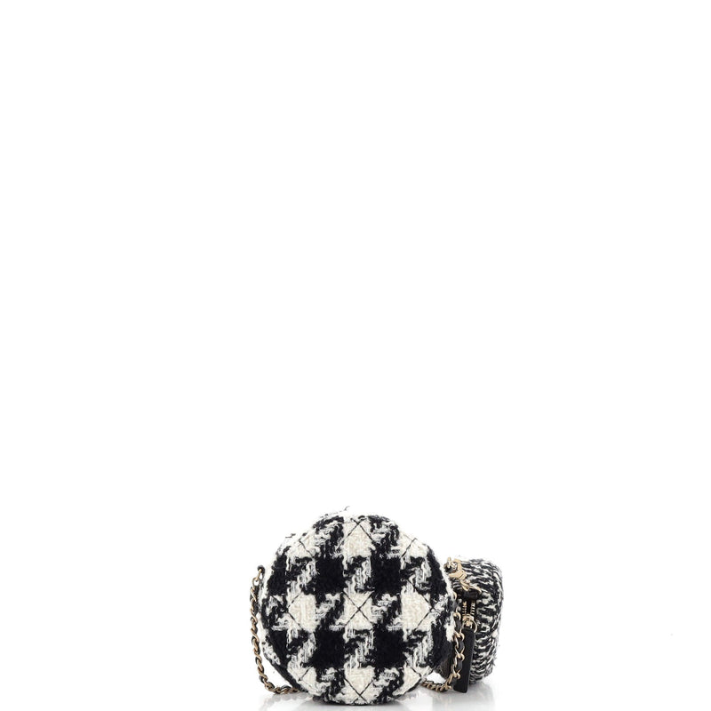 Chanel Round Clutch With Chain And Coin