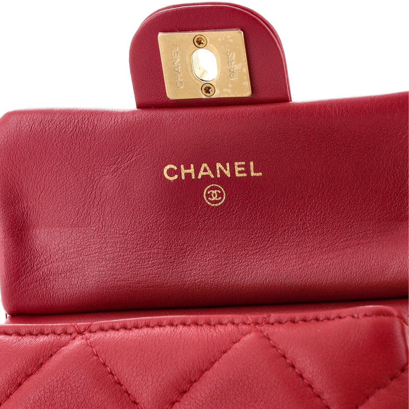 Chanel Lady Handle Flap Card Holder On