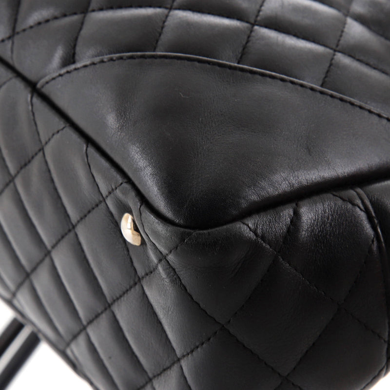 Chanel Cambon Bowler Bag Quilted Leather