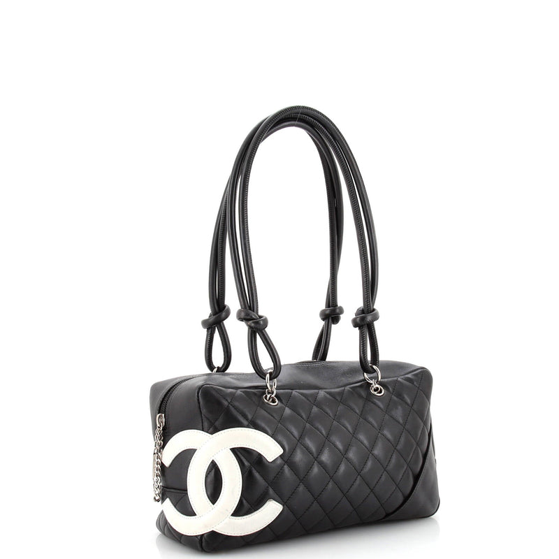 Chanel Cambon Bowler Bag Quilted Leather