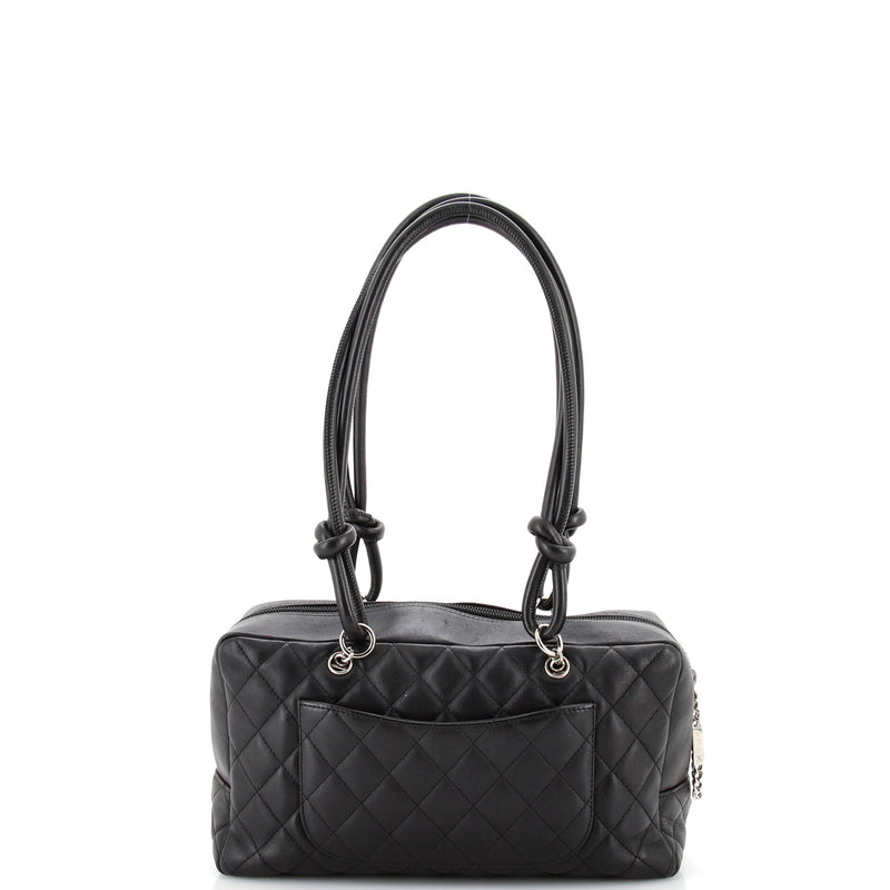 Chanel Cambon Bowler Bag Quilted Leather