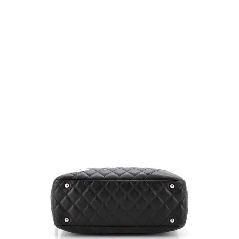 Chanel Cambon Bowler Bag Quilted Leather