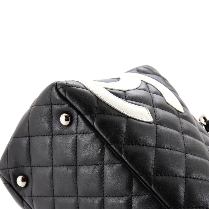 Chanel Cambon Bowler Bag Quilted Leather