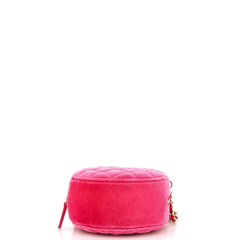 Chanel Pearl Crush Round Clutch With