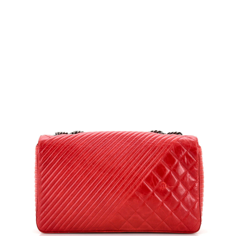 Chanel Coco Boy Flap Bag Quilted Aged