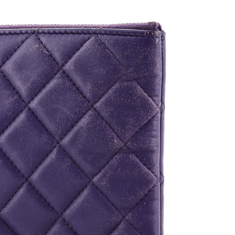 Chanel O Case Clutch Quilted Lambskin